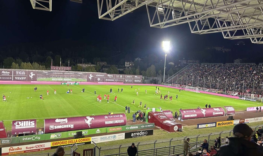 Bucchi si inchina a Floro Flores, ad Arezzo è 0-3