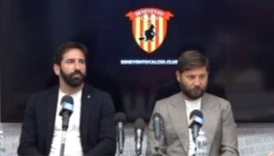 Benevento, DS ed Allenatore in conferenza