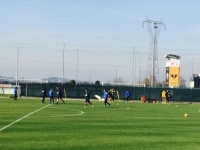 Allenamento mattutino per il Verona