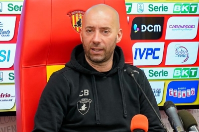 Bucchi: &quot;Benevento-Palermo, sfida di blasone ma non sarà decisiva&quot;