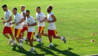 Il lavoro dei giallorossi di oggi